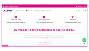 Caso de éxito Hanna Lavado Suave, transformación digital de carwash con sistema de captación de clientes y automatización de negocios desarrollado por Marilia Peñaloza